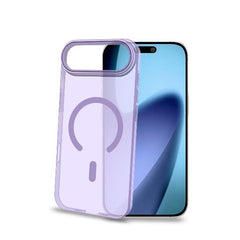 COLORMAG - Cover rigida trasparente con finitura lavanda compatibile con la tecnologia Magsafe per Apple iPhone Air [IPHONE 17 CASES]