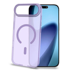 COLORMAG - Cover rigida trasparente con finitura lavanda compatibile con la tecnologia Magsafe per Apple iPhone Air [IPHONE 17 CASES]
