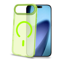COLORMAG - Cover rigida trasparente con finitura limone compatibile con la tecnologia Magsafe per Apple iPhone Air [IPHONE 17 CASES]
