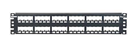 PANNELLO 2U PER 48 RJ45S MINICOM NERO