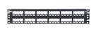 PANNELLO 2U PER 48 RJ45S MINICOM NERO