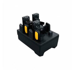 RS6100 4-Slot Ring Scanner Charger, Allows Charging of 4 RS6100 ring scanners. Requires PWR-BGA12V50W0WW, DC cable CBL-DC-388A1-01 and 3-wire grounded country specific AC line cord