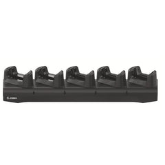 Five-slot Ethernet charge cradle for TC22 / TC27 devices. Power supply (PWR-BGA12V108W0WW), DC cable (CBL-DC-381A1-01), and country-specific AC cable sold separately.