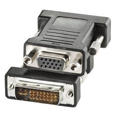 NILOX TECH - Adattatore con connettore VGA HD15 femmina a connettore DVI-A 24 + 5 maschio