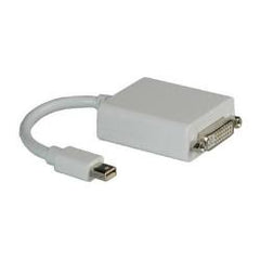 NILOX TECH - Adattatore con connettore Mini Display Port maschio a connettore DVI-D 24+1 femmina, lunghezza cavo 10 cm, rivestimento rinforzato
