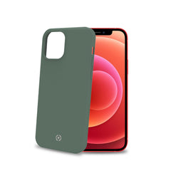 CROMO - Cover in morbido TPU con finitura soft touch colore verde compatibile con Apple iPhone 12 Pro/ iPhone 12