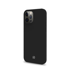 CROMO - Cover in morbido TPU con finitura soft touch colore nero compatibile con Apple iPhone 12 Pro Max
