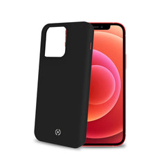CROMO - Cover in morbido TPU con finitura soft touch colore nero compatibile con Apple iPhone 13 Pro
