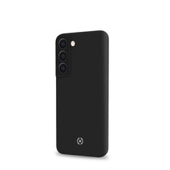 CROMO - Cover in morbido TPU con finitura soft touch colore nero compatibile con Samsung Galaxy S22 5G/ Galaxy S22 5G Enterprise Edition