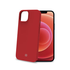 CROMO - Cover in morbido TPU con finitura soft touch colore rosso compatibile con Apple iPhone 14