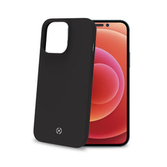 CROMO - Cover in morbido TPU con finitura soft touch colore nero compatibile con Apple iPhone 14 Pro Max