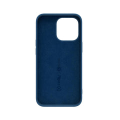 CROMO - Cover in morbido TPU con finitura soft touch colore blu compatibile con Apple iPhone 14 Pro Max