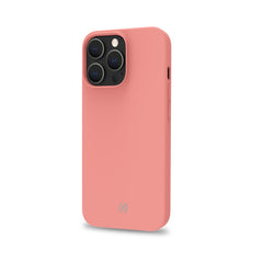 CROMO - Cover in morbido TPU con finitura soft touch colore rosa cipria compatibile con Apple iPhone 14 Pro Max
