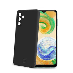 CROMO - Cover in morbido TPU con finitura soft touch colore nero compatibile con Samsung Galaxy A04s/ Galaxy A13 5G
