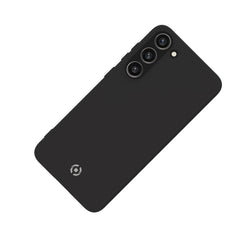 CROMO - Cover in morbido TPU con finitura soft touch colore nero compatibile con Samsung Galaxy S23+ 5G