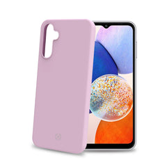 CROMO - Cover in morbido TPU con finitura soft touch colore rosa compatibile con Samsung Galaxy A14 4G/ Galaxy A14 5G