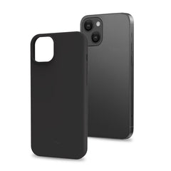 CROMO - Cover in morbido TPU con finitura soft touch colore nero compatibile con Apple iPhone 15 [IPHONE 15 CASES]
