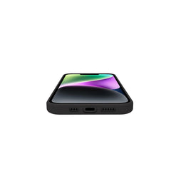 CROMO - Cover in morbido TPU con finitura soft touch colore nero compatibile con Apple iPhone 15 [IPHONE 15 CASES]