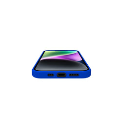 CROMO - Cover in morbido TPU con finitura soft touch colore blu compatibile con Apple iPhone 15 [IPHONE 15 CASES]