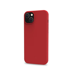 CROMO - Cover in morbido TPU con finitura soft touch colore rosso compatibile con Apple iPhone 15 [IPHONE 15 CASES]