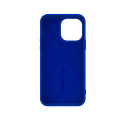 CROMO - Cover in morbido TPU con finitura soft touch colore blu compatibile con Apple iPhone 15 Pro Max  [IPHONE 15 CASES]