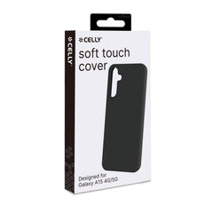 CROMO - Cover in morbido TPU con finitura soft touch colore nero compatibile con Samsung Galaxy A15 5G/ Galaxy A15 4G