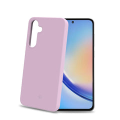 CROMO - Cover in morbido TPU con finitura soft touch colore rosa compatibile con Samsung Galaxy A35 5G/ Galaxy A35 5G Enterprise Edition
