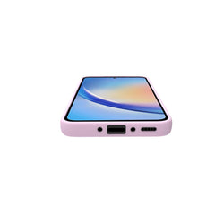 CROMO - Cover in morbido TPU con finitura soft touch colore rosa compatibile con Samsung Galaxy A35 5G/ Galaxy A35 5G Enterprise Edition