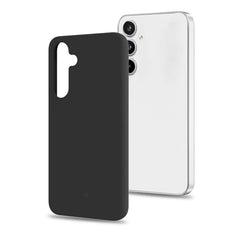 CROMO - Cover in morbido TPU con finitura soft touch colore nero compatibile con Samsung Galaxy A55 5G/ Galaxy A55 5G Enterprise Edition