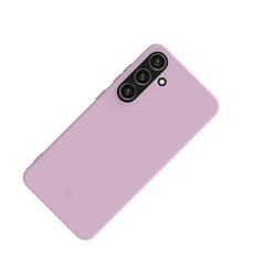 CROMO - Cover in morbido TPU con finitura soft touch colore rosa compatibile con Samsung Galaxy S24 5G/ Galaxy S24 5G Enterprise Edition