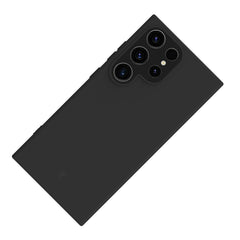 CROMO - Cover in morbido TPU con finitura soft touch colore nero compatibile con Samsung Galaxy S24 Ultra 5G/ Galaxy S24 Ultra 5G Enterprise Edition