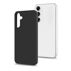 CROMO - Cover in morbido TPU con finitura soft touch colore nero compatibile con Samsung Galaxy A05s