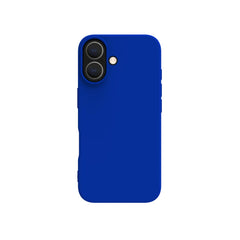CROMO - Cover in morbido TPU con finitura soft touch colore blu compatibile con Apple iPhone 16 [IPHONE 16 CASES]