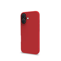 CROMO - Cover in morbido TPU con finitura soft touch colore rosso compatibile con Apple iPhone 16 [IPHONE 16 CASES]