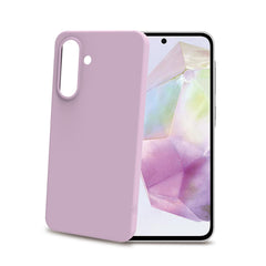 CROMO - Cover in morbido TPU con finitura soft touch colore rosa compatibile con Samsung Galaxy A36 5G/ Galaxy A36 5G Enterprise Edition