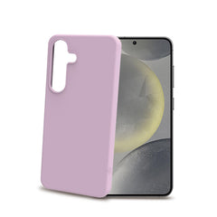 CROMO - Cover in morbido TPU con finitura soft touch colore rosa compatibile con Samsung Galaxy S25 5G/ Galaxy S25 5G Enterprise Edition