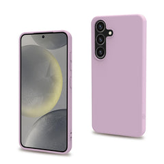 CROMO - Cover in morbido TPU con finitura soft touch colore rosa compatibile con Samsung Galaxy S25 5G/ Galaxy S25 5G Enterprise Edition