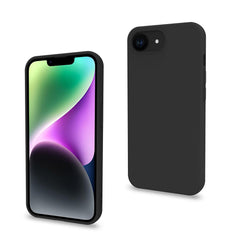 CROMO - Cover in morbido TPU con finitura soft touch colore nero compatibile con Apple iPhone 16e/ iPhone 17e
