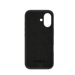 CROMO - Cover in morbido TPU con finitura soft touch colore nero compatibile con Apple iPhone 17 [IPHONE 17 CASES]