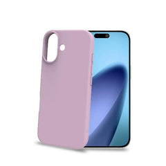 CROMO - Cover in morbido TPU con finitura soft touch colore rosa compatibile con Apple iPhone 17 [IPHONE 17 CASES]