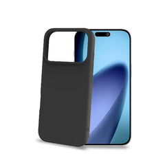 CROMO - Cover in morbido TPU con finitura soft touch colore nero compatibile con Apple iPhone 17 Pro [IPHONE 17 CASES]