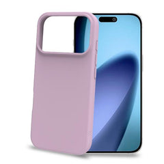 CROMO - Cover in morbido TPU con finitura soft touch colore rosa compatibile con Apple iPhone 17 Pro [IPHONE 17 CASES]
