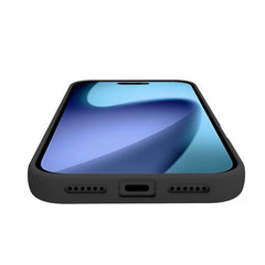 CROMO - Cover in morbido TPU con finitura soft touch colore nero compatibile con Apple iPhone 17 Pro Max [IPHONE 17 CASES]