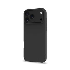 CROMO - Cover in morbido TPU con finitura soft touch colore nero compatibile con Apple iPhone 17 Pro Max [IPHONE 17 CASES]