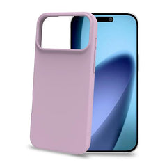 CROMO - Cover in morbido TPU con finitura soft touch colore rosa compatibile con Apple iPhone 17 Pro Max [IPHONE 17 CASES]