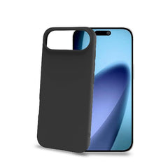 CROMO - Cover in morbido TPU con finitura soft touch colore nero compatibile con Apple iPhone Air [IPHONE 17 CASES]
