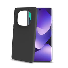 CROMO - Cover in morbido TPU con finitura soft touch colore nero compatibile con Xiaomi Redmi Note 15 5G/ Redmi Note 15 4G/ Poco M8 5G