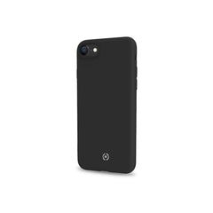 CROMO - Cover in morbido TPU con finitura soft touch colore nero compatibile con Apple iPhone SE 2022/ iPhone SE 2020/ iPhone 8/ iPhone 7