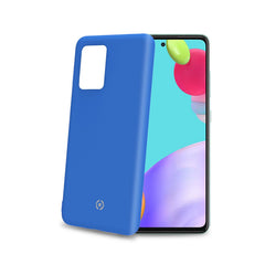 CROMO - Cover in morbido TPU con finitura soft touch colore blu compatibile con Samsung Galaxy A52/ A52 5G/ A52s 5G/ A52 5G Enterprise Edition