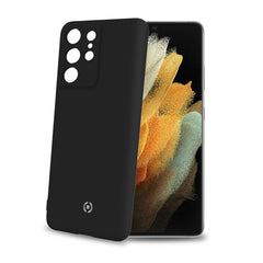 CROMO - Cover in morbido TPU con finitura soft touch colore nero compatibile con Samsung Galaxy S21 Ultra 5G/ Galaxy S21 Ultra 5G Enterprise Edition